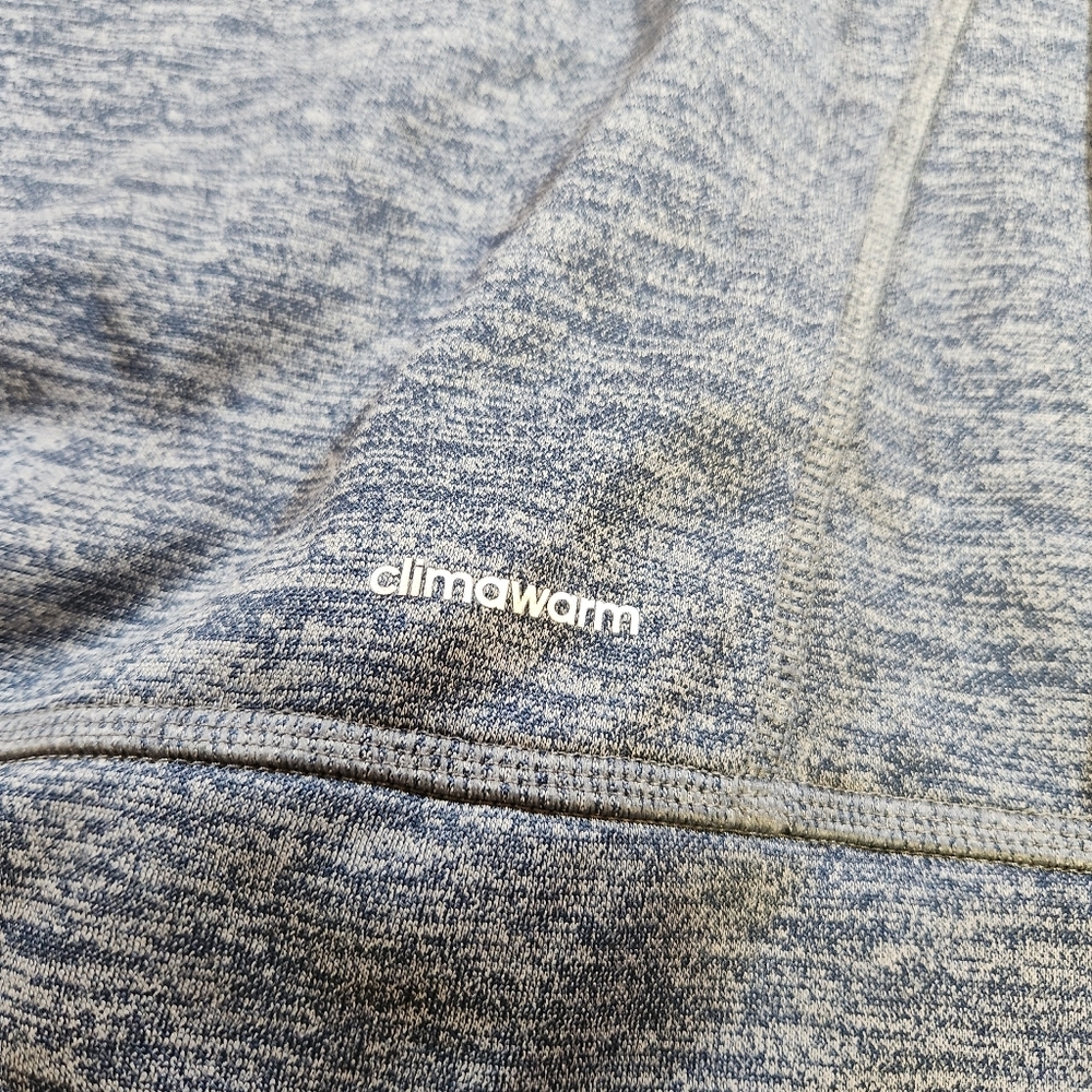 Adidas Climawarm Pullover Hoodie Game Day Sweater Sweatshirt Men’s Large Gray - Picture 9 of 10